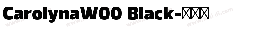 CarolynaW00 Black字体转换 CarolynaW00 Black字体转换